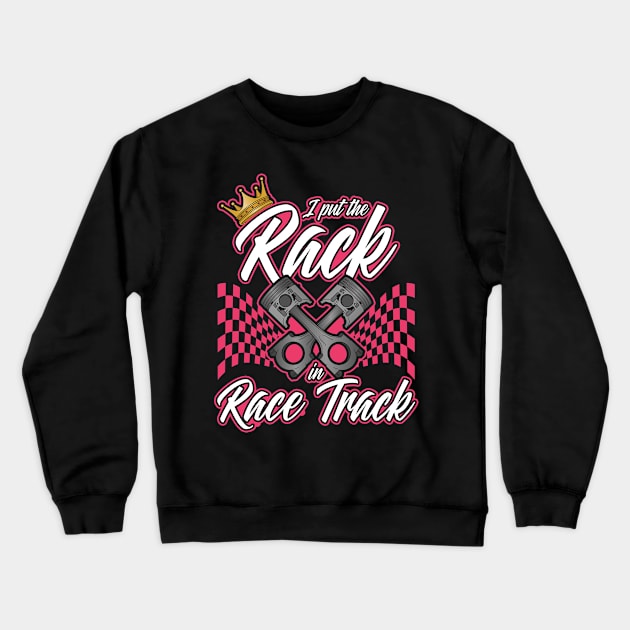 Racing Track Racing Race Track Women Crewneck Sweatshirt by Dr_Squirrel